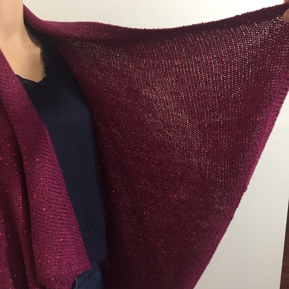 NWT DENNIS BY DENNIS DIBASO || Woman’s HI /Low SWEATER OPEN VEST Sz M - Picture 5 of 7